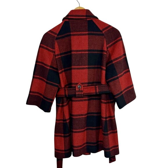 Gap Womens Red & Black Plaid Jacket Size S - Picture 2 of 4